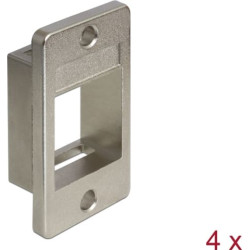Delock Keystone Mounting for enclosures 4 pieces