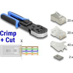 Delock RJ45 Crimp+Cut Toolkit