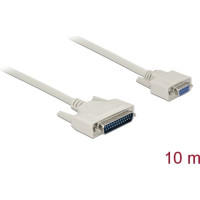 Delock Serial Cable D-Sub 25 male to D-Sub 9 female 10 m