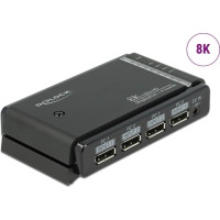 Delock DisplayPort 1.4 Switch 2 x 2 DisplayPort in to 1 x 2 DisplayPort out 8K