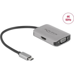 Delock USB Type-C™ Splitter (DP Alt Mode) - 1 x HDMI + 1 x VGA out