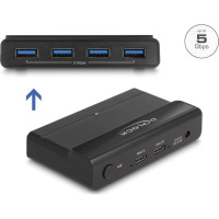 Delock USB 5 Gbps Switch 4 x Device and 2 x Host