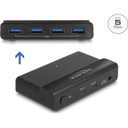 Delock USB 5 Gbps Switch 4 x Device and 2 x Host