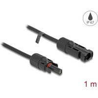 Delock DL4 Solar Cable 4 mm² male to female 1 m black