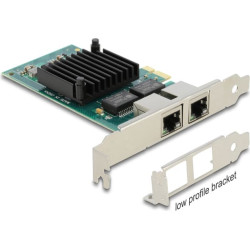 Delock PCI Express x1 Network Card Gigabit LAN 2 x RJ45 i350