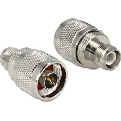 Delock Adapter N Plug  RP-TNC Jack