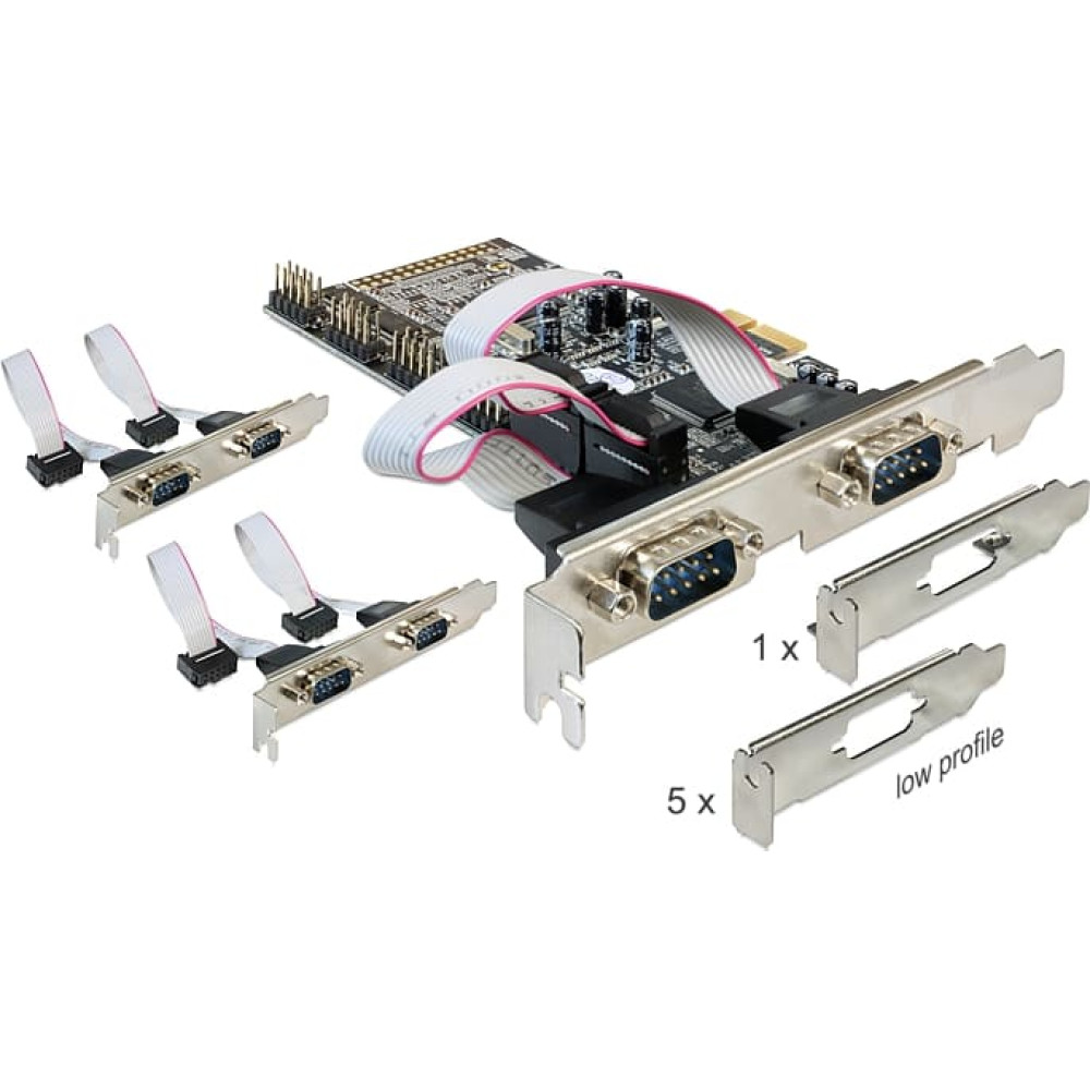 Delock PCI Express Card  6 x Serial