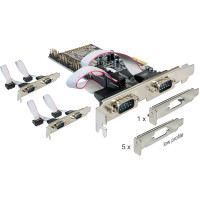 Delock PCI Express x1 Card to 6 x Serial
