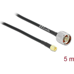 Delock Antenna Cable N plug > SMA plug RG-58 C/U 5 m