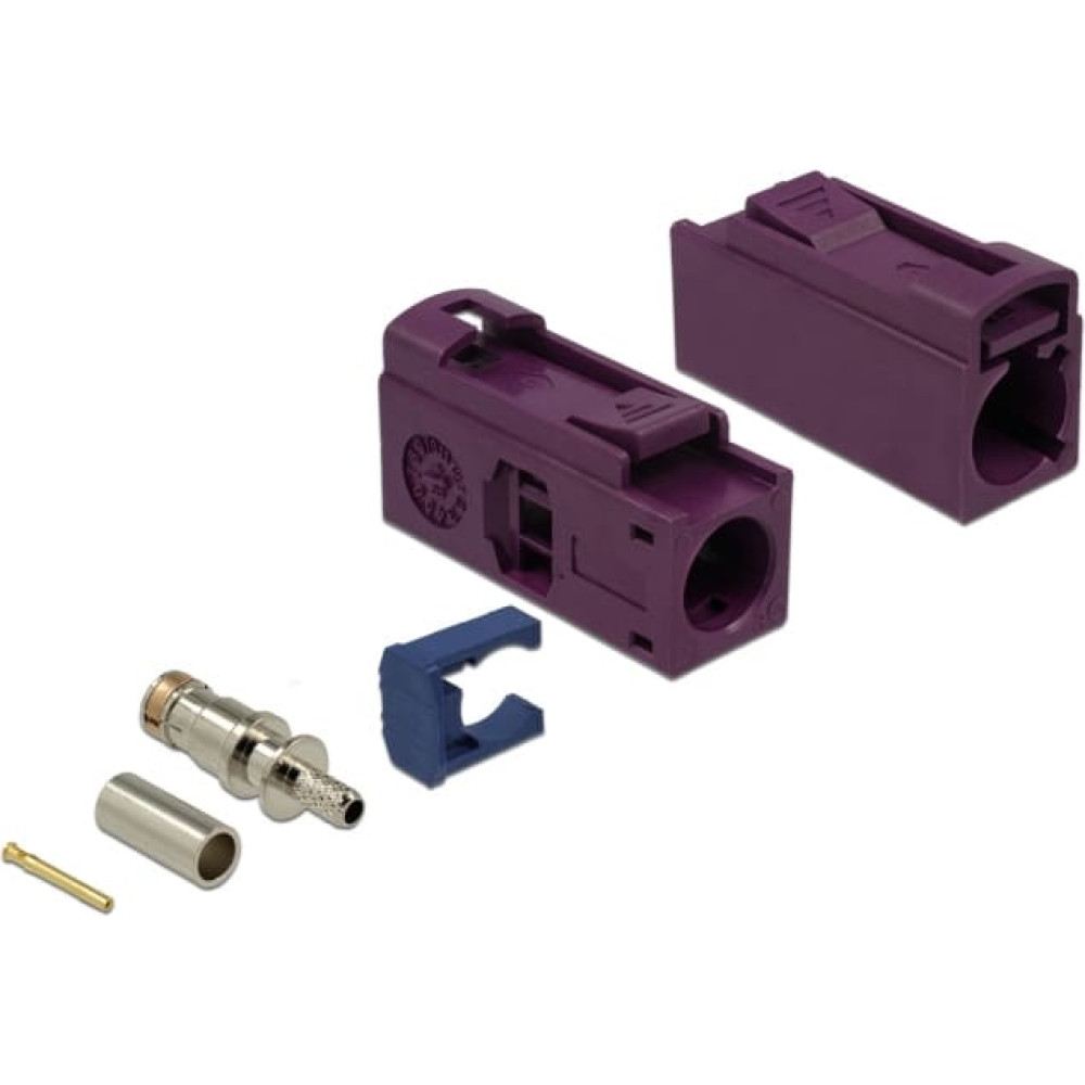 Delock FAKRA D jack 25 mm (long) for crimping