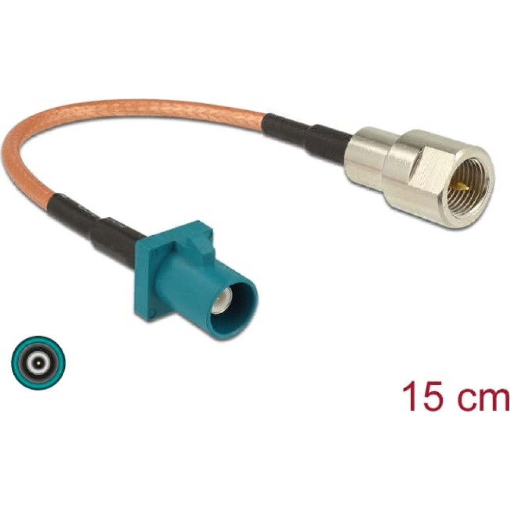 Delock Antenna Cable FAKRA Z plug > FME plug RG-316 15 cm