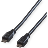 ROLINE USB 2.0 Cable, Micro USB A M - Micro USB B M 1.8 m