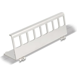 Delock Keystone Metal Mounting 8 Port for DIN rail
