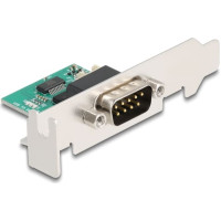 Delock USB to RS-232 Converter FTDI FT231XS USB 2.0 pin header male to D-Sub 9 male with low profile bracket and cable 30 cm
