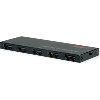 Roline HDMI video splitter, ultra slim, 4x