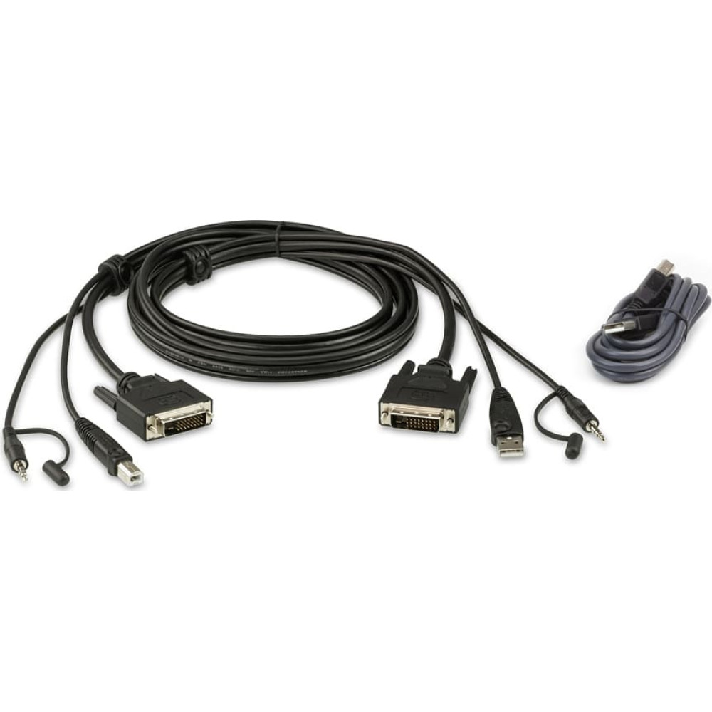 Aten 2L-7D02UDX2 USB DVI-D Dual-Link Secure KVM Kabel Set