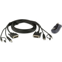 Aten 2L-7D02UDX2 USB DVI-D Dual-Link Secure KVM Kabel Set