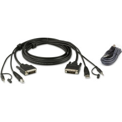 Aten 2L-7D02UDX2 USB DVI-D Dual-Link Secure KVM Kabel Set