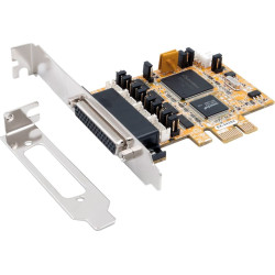 Exsys EX-44384 PCI Express x1 Karte 4x seriell RS-232 (Kabel mit 4x 9pin Stecker)