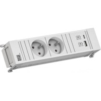 Bachmann POWER FRAME 2xUTE 1xUSB A/C 22W 0.2m GST18