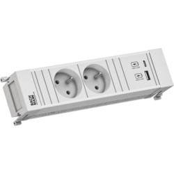 Bachmann POWER FRAME 2xUTE 1xUSB A/C 22W 0.2m GST18