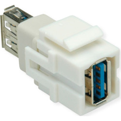 Bachmann USB A/A 3.0 Keystone module white