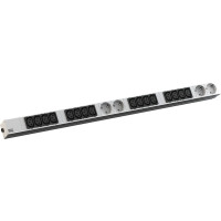 Bachmann IT PDU ALU 1U 16x C13 4x earthing contact CEE 16A blue