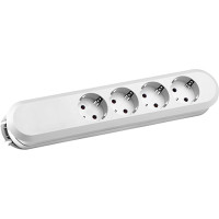 Bachmann SMART 4xCEE7/3 white, 4x earthing contact
