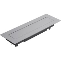 Bachmann TOP FRAME desktop Sym 8gang RAL9006 housing black