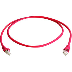 Telegärtner TELEGÄRTNER Patch Cable S/FTP Cat.6A 10/100/1000BT, crossover, red, 2 m