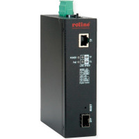 Roline Industrial Managed Media Converter Gigabit Ethernet  with PoE++ PSE Support