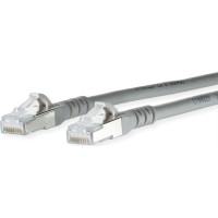 Metz Connect Patchkabel Cat.6A AWG 26, LSOH, grau, 10 m