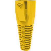 ROLINE Kink Protection Hood for RJ45, cuttable, 10 pcs., yellow