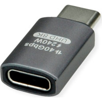 Roline Adapter, USB4 Gen 3x2, Aluminum, Type C, M/F, silver