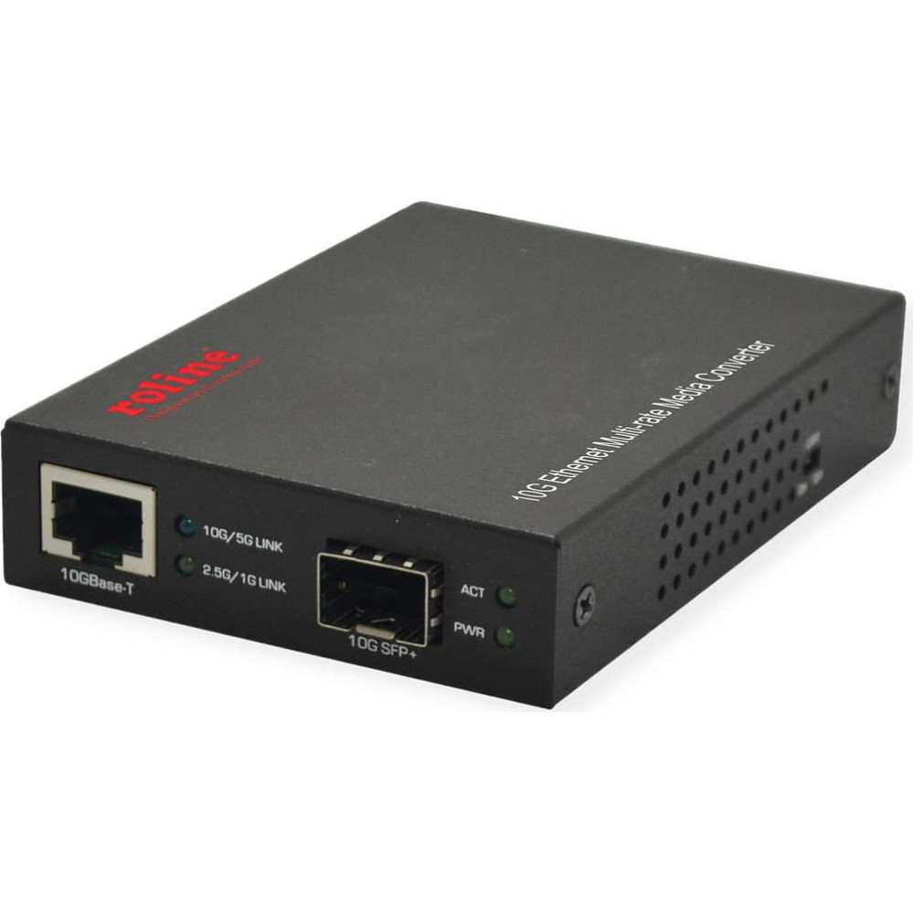 Roline 10G Ethernet Multi-rate Media Converter, Industrial Converter RJ45, Fiber Optic