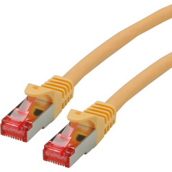 Roline S/FTP Patch Cord Cat.6 Component Level, LSOH, yellow, 3 m