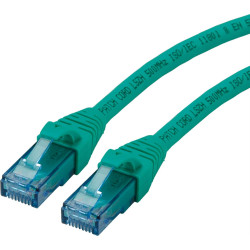 Roline UTP Patch Cord Cat.6A, Component Level, LSOH, green, 7.5 m