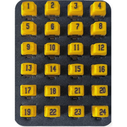 Softing It Networks SOFTING Port Identifier Set (#1 - #24), 24x RJ45
