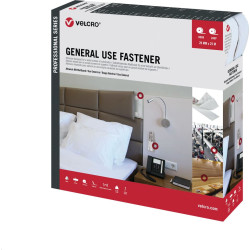 Velcro ® General Use Fastener 25m Hakenband 25m Flauschband, Haken & Flausch 20mm weiß