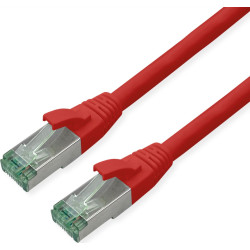Roline Recycled Material ROLINE RM S/FTP (PiMF) Patch Cord Cat.6A, red, 10 m