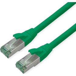 Roline Recycled Material ROLINE RM S/FTP (PiMF) Patch Cord Cat.6A, green, 10 m