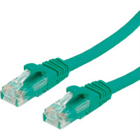 VALUE UTP Cable Cat.6, halogen-free, green, 1 m
