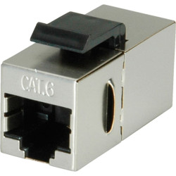 VALUE RJ-45 Keystone Modular Coupler, Cat.6, shielded