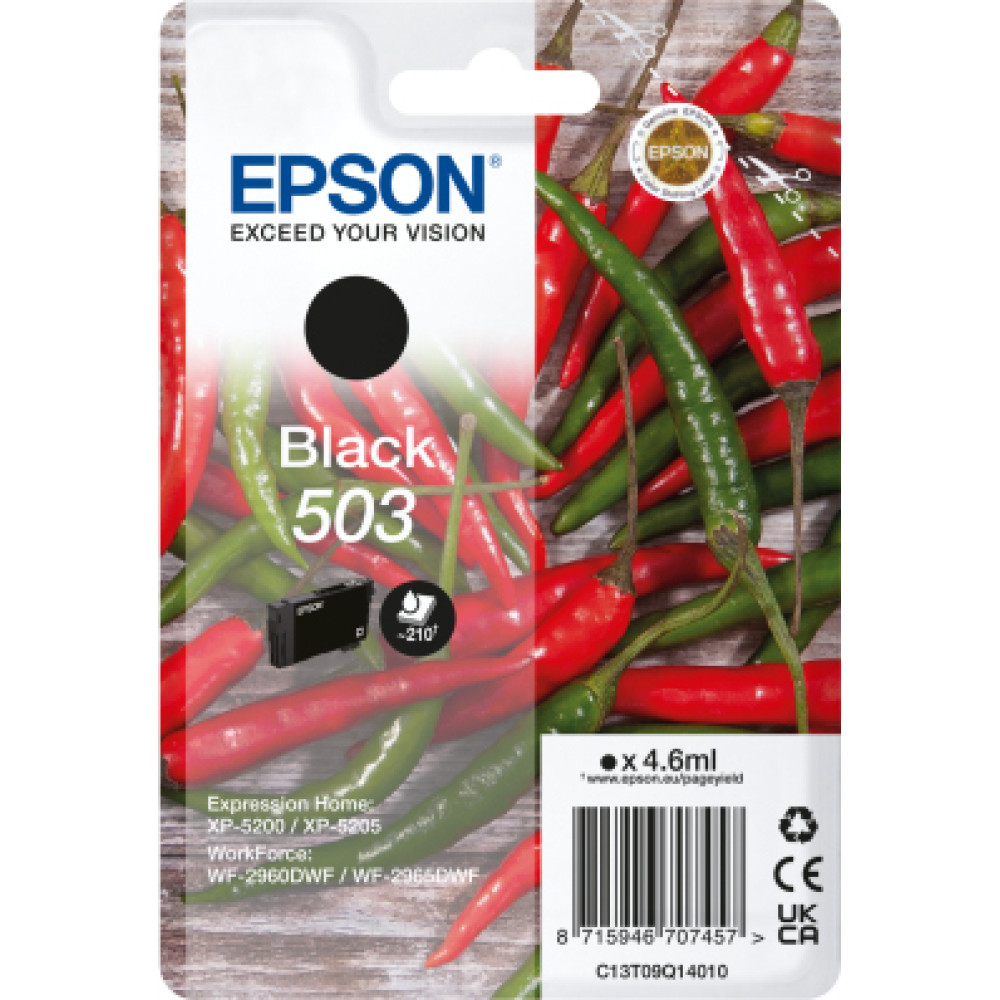 Epson 503 ink cartridge 1 pc(s) Original Standard Yield Black