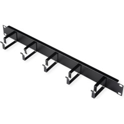 Roline 19-inch patch panel 1U grey, 40x60mm black