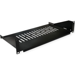 Value 19"-Fixed Shelf,  485 x 250mm, max. 10kg, 2U, black
