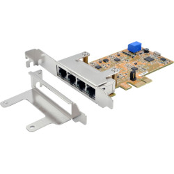 Exsys EX-6084 PCIe 4 Port Quad Ethernet 1Gigabit Karte