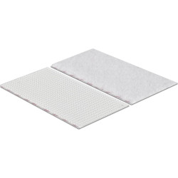 Velcro ® Klettstreifen Extra Stark Selbstklebend, Haken & Flausch 50mm x 100mm x 2 sets Weiß