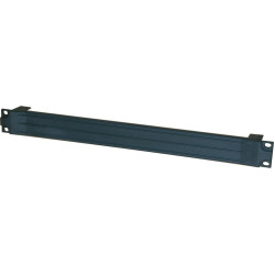 Apranet Lüftereinschub, 19"-Einbaukit, 1 HE, Kunststoff schwarz