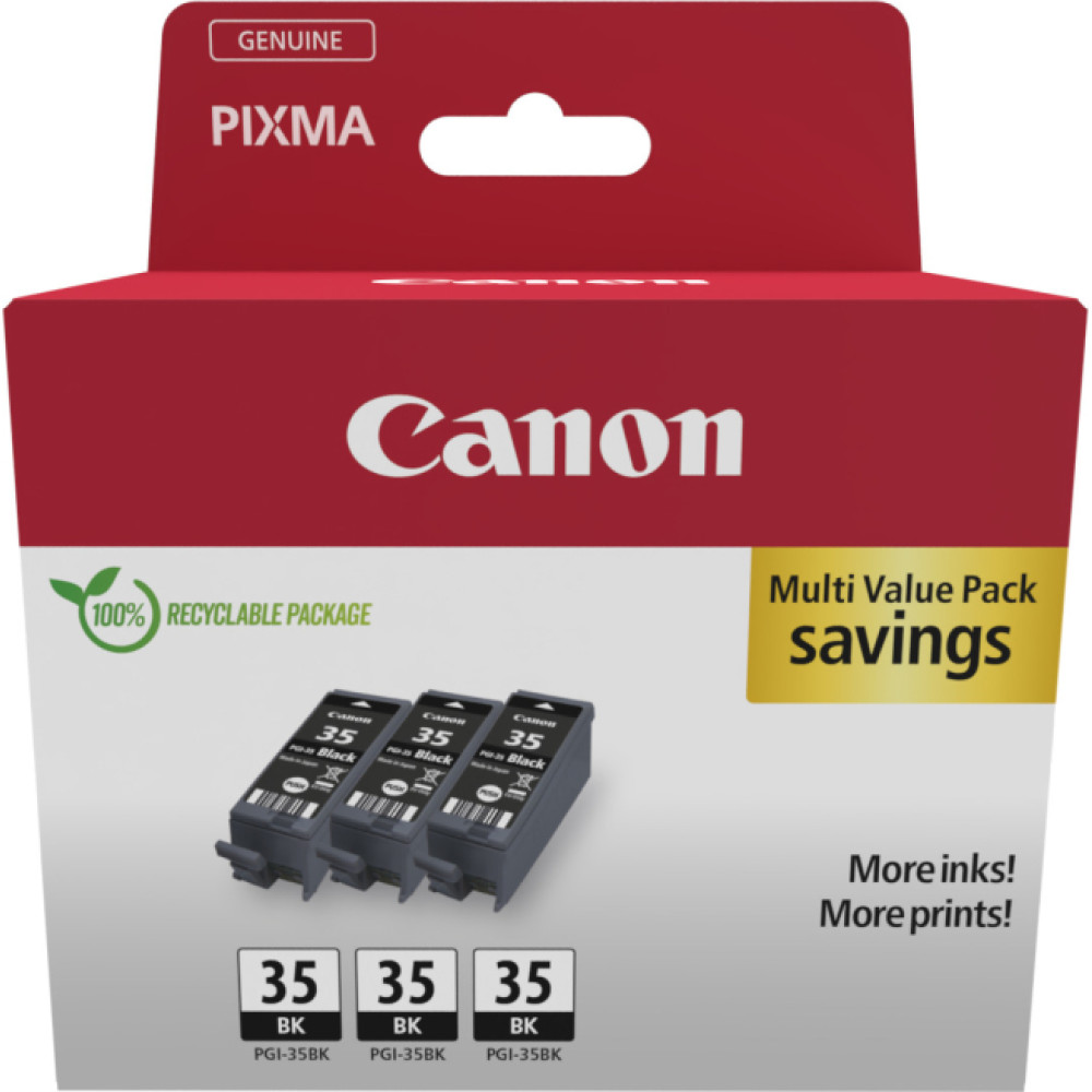 Canon 1509B028 ink cartridge 3 pc(s) Original Black
